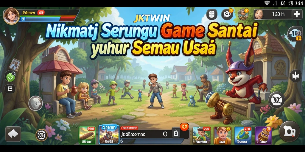 Tangkapan layar utama JKTWIN menampilkan gameplay Casual yang menyenangkan.