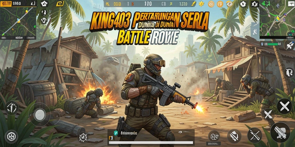 Gameplay KING403 yang menegangkan dan mendebarkan saat bertarung di battlefield.