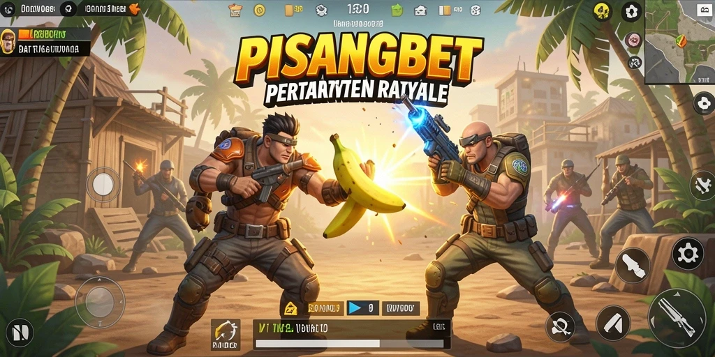 Gameplay seru dan kompetitif dalam PISANGBET Battle Royale.