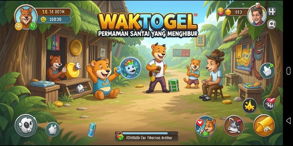 Tampilan gameplay WAKTOGEL yang seru dan mengasyikkan.