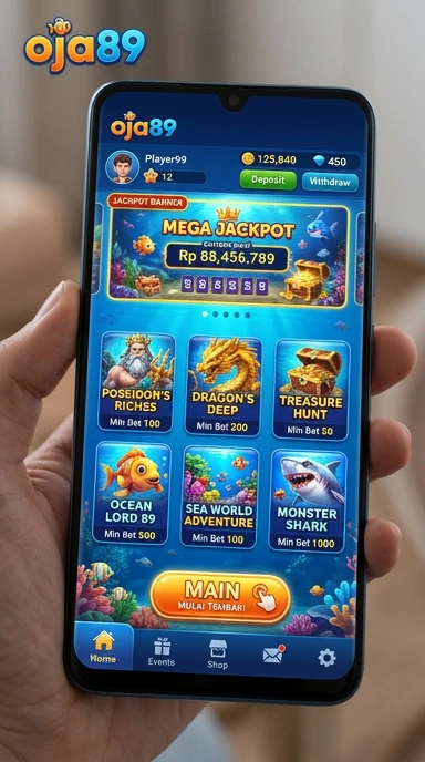 Proses pengunduhan dalam aplikasi oja89 yang cepat dan efisien.